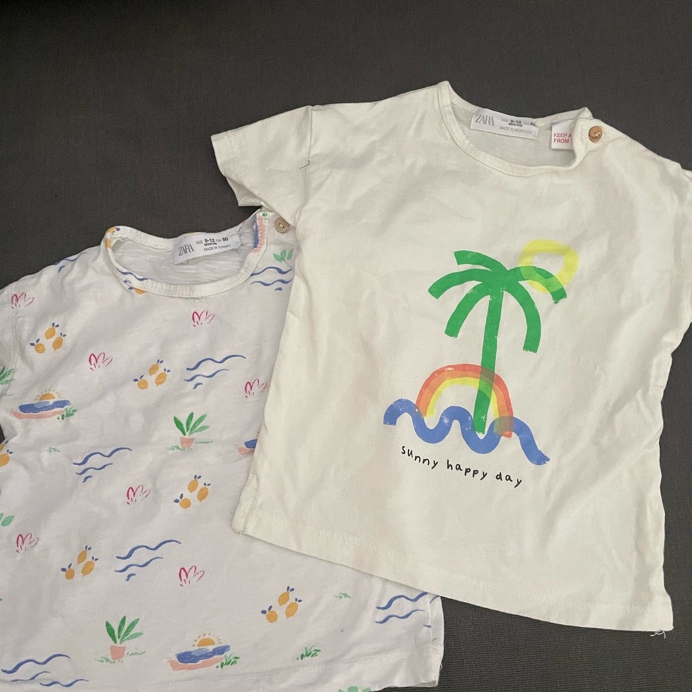 Zara Short Sleeve Shirt 9-12 Months